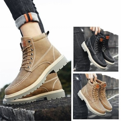 メンズ カジュアルブーツ ショートブーツ ワークブーツ マウンテンブーツ ハイカットスニーカー 靴 ストリートファッション 黒 茶 ベージュ 通販 Lineポイント最大get Lineショッピング