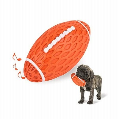 Akizora 犬おもちゃ 犬噛むおもちゃ ラグビー形 音の出るおもちゃ ストレス解消 歯磨き 運動不足対策 中型 大型犬 オレンジ 通販 Lineポイント最大get Lineショッピング