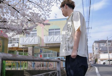 異國風情 灰繪圖騰夏威夷襯衫 1030號 棉 寬鬆版