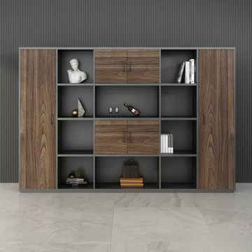 文件櫃 理想櫃 資料櫃 免運 開立發票 辦公室文件櫃木質書櫃置物架儲物檔案櫃資料櫃落地背景櫃辦公家具 辦公櫃 茶水櫃