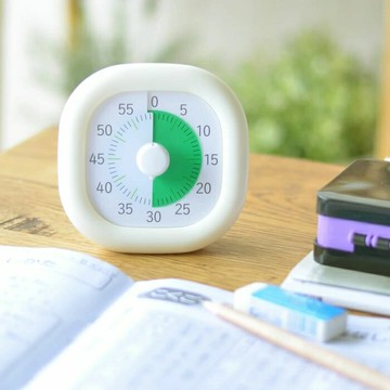 日本sonic索尼克可愛學生可視化計時器電子鬧鐘兒童備考贈送電池