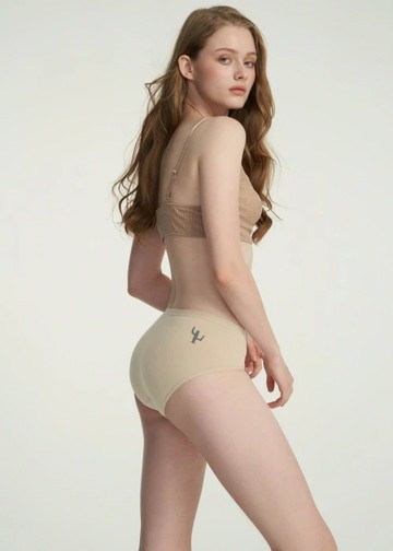 Timeless Elegance．中腰三角內褲(愛爾蘭褐-仙人掌)