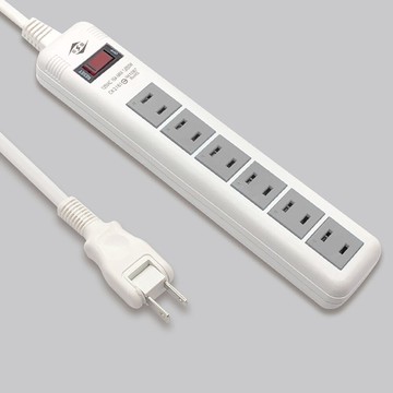 附發票 威電 Weitien 1開2孔6座15A過載斷電延長線 CK2161 新安規 6尺、9尺