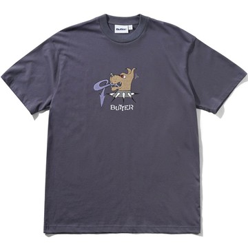BUTTER GOODS BG252A10643 CANINE TEE 短T (深灰色)