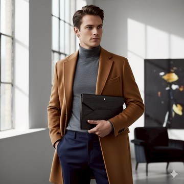 MONTBLANC 萬寶龍 大師傑作（大班）4810信封型收納包/手拿包/平板包