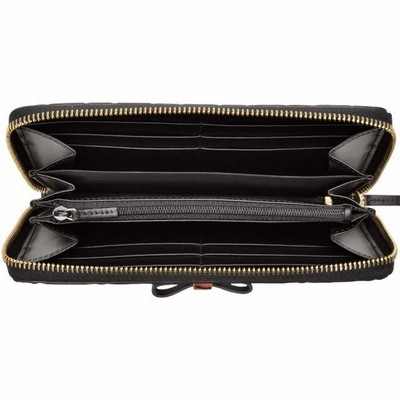 グッチ GUCCI 財布 長財布 リボン ラウンドファスナー