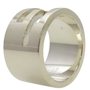 GUCCI 古馳 925純銀 Square G 戒指 【二手名牌BRAND OFF】