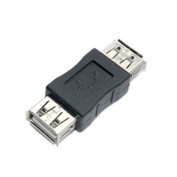 fujiei 迷你型 USB2.0 A母對A母轉接頭