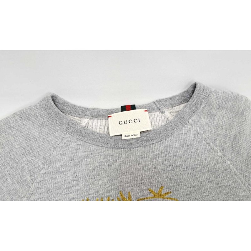 グッチ トレーナー スウェット 12 レディース Ｓ キッズ タイガーヘッド ロゴ レインボー グレー ＧＵＣＣＩ 【中古】 |  LINEブランドカタログ