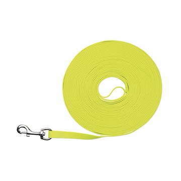 Trixie 寵物用品 Easy Life 螢光訓練長繩-黃 L–XL: 15 m/17 mm (TX20719)