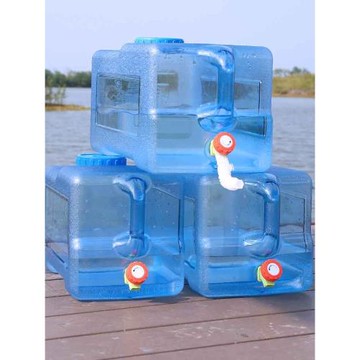 食品級帶水龍頭戶外純凈水桶礦泉水桶家用儲水飲水車載PC塑料水箱