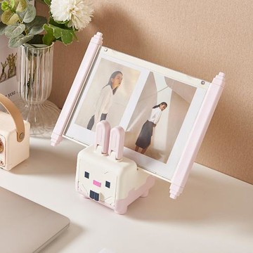 淞泰創意客廳桌面收納盒迷你卡通手機支架家庭裝相框組合裝飾擺件