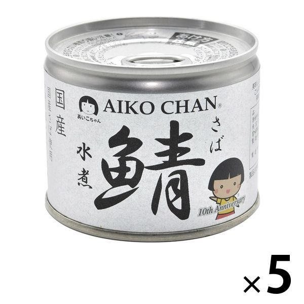 伊藤食品伊藤食品 美味しい鯖水煮 銀 缶詰 190g 1セット（5缶）