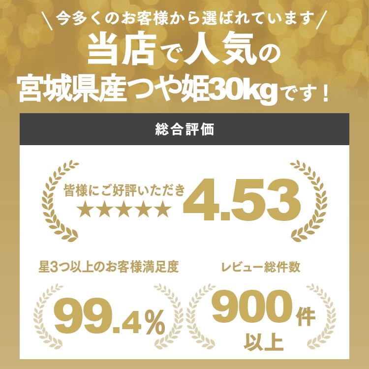 玄米 30kg つや姫 米 お米 宮城県産 産地直送 送料無料 安い 30キロ 玄米30kg 精米27kg 白米  精米 一等米 ツヤ姫 令和5年産