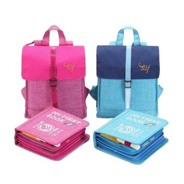 My First Book蒙特梭利啟蒙布書-第五冊 美味料理寶寶思維啟蒙 0-3歲感官益智玩具 寶寶自理 幼兒玩具