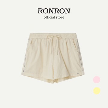 [RONRON] Side Floral Track Short Pants / 2色任選 韓國官方直送