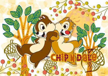 百耘圖 - Chip an' Dale並肩合作拼圖108片 HPD0108-285