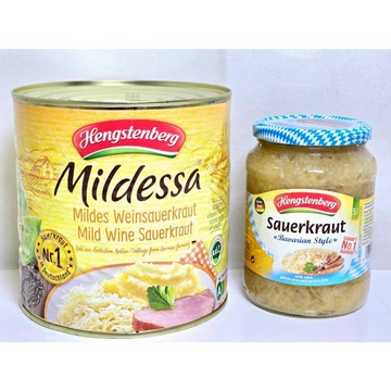 【億明食品】Hengstenberg 巴伐利亞酸菜｜680g 家庭裝｜德國進口❗經典酸爽｜德式風味｜低卡健康｜燉肉推薦