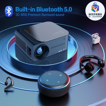 快速出貨!!!新款4K超高清梯形矯正無線投影儀家用微型便攜安卓智能投影機