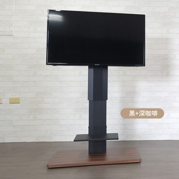 H&R安室家】24~58吋適用 台製氣壓式升降電視架(電視立架/落地架/螢幕支架/移動電視架)