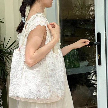 ins高級感大容量電腦腋下包上班女包學生帆布購物袋單肩包手提包