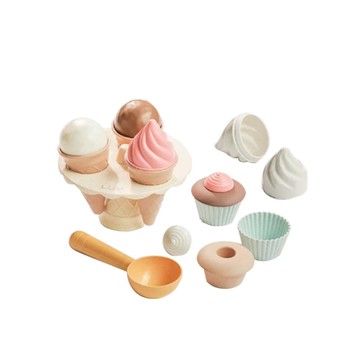 LUV 幸福甜冰淇淋組16件組|環保小麥稈|家家酒玩具|角色扮演