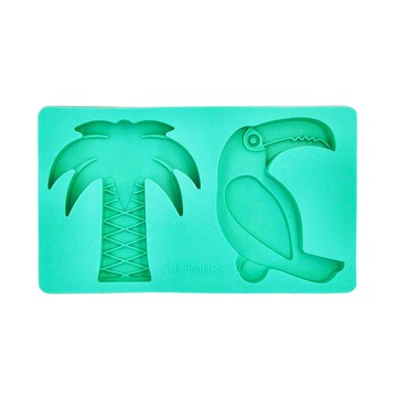 CHEFMADE 學廚 矽膠雪糕模 鸚鵡椰樹款  1個