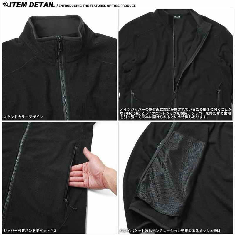 ARC TERYX アークテリクス ジャケット デルタ LT ポーラテック フリースジャケット DELTA LT JACKET 2021年製 ブラック 黒 XL アウター ブルゾン 【メンズ】【美品】