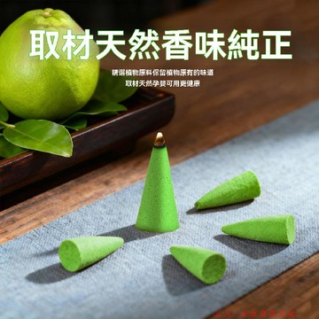 免運下殺💯天然碌柚葉塔香客廳室內香薰點燃綠柚葉轉運淨化空氣家用去黴好運