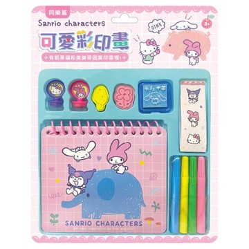 京甫 - 可愛彩印畫-三麗鷗家族(同樂篇)