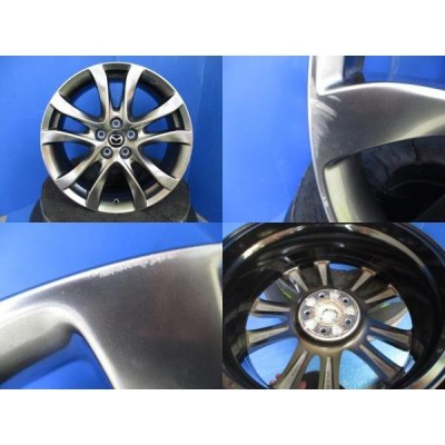 MAZDA6 4本 マツダ GJ系 アテンザ純正 19インチ5穴 5-114.3 高輝度塗装 新品 225/45R19 ラジアル 夏用 夏タイヤアルミ ホイールセット | LINEブランドカタログ