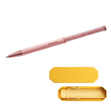 SWAROVSKI 施華洛世奇 Crystalline 八邊形粉紅水晶圓珠筆