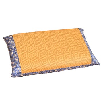 神田職人 冬夏兩用石枕 偏硬枕 台灣製造  38 x 60cm  藍櫻花  1個