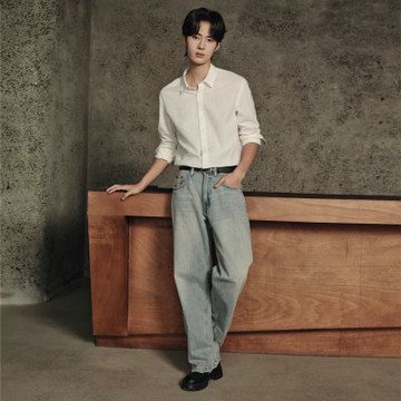 GIORDANO 韓國同款 男裝透氣棉麻休閒商務帥氣長袖襯衫【色任選】