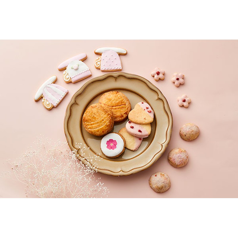 クッキー缶 焼き菓子 アイシングクッキー の ギフトセット パステルピンク 通販 Lineポイント最大3 0 Get Lineショッピング
