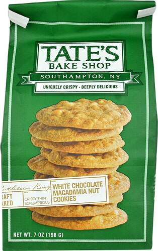 Tate's Bake Shop Cookies White Chocolate Chip Macadamia Nut 7 oz