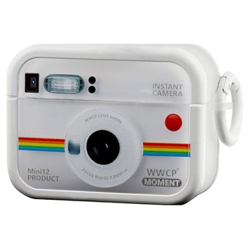 Koios 耳機保護殼 Airpods Pro 2 復古拍立得造型  霧白色  1個  單一商品