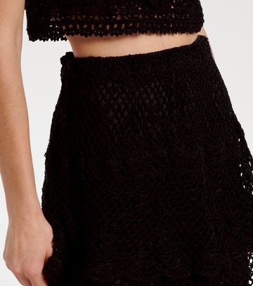 Anna Kosturova Florence cotton crochet miniskirt