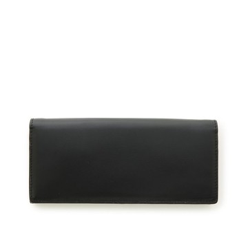 Antique 雙色長夾-復古黑(表) x 復古綠(裡)