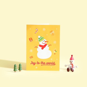 哈囉‧珍系列 耶誕賀卡 08.Snow man