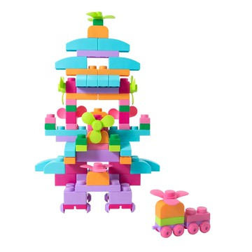 UNiPLAY PLUS系列 軟積木 80p  淡色系  1組