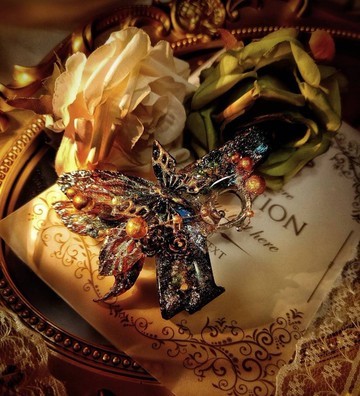 碧藍森林系列-璘光之銃 手工滴膠流沙吊飾 手工滴膠流沙吊飾