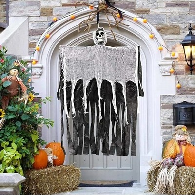 ハロウィン飾り お化け屋敷 頭蓋骨 ゴースト 小道具 道具用品