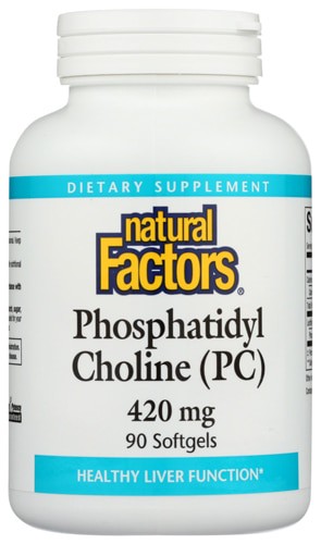 Natural Factors Phosphatidyl Choline 420 mg - 90 Softgels