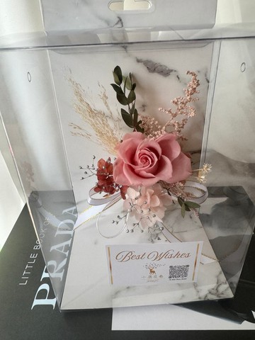 永生花胸花  婚禮胸花