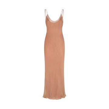 Calvin Klein - Pale Chiffon Slip Dress