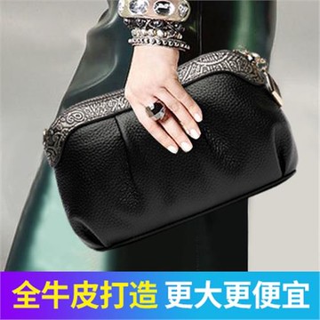 包包女包新款2025時尚軟皮手拿包女氣質百搭單肩斜挎小包純皮手包