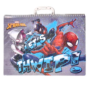 MARVEL 漫威 SPIDER-MAN 蜘蛛人 手提易撕素描本 137磅繪圖紙x20張/本  9K  1本