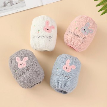 兒童毛絨袖套秋冬季短款羊羔絨套袖可愛護袖頭男女童防污防臟袖筒