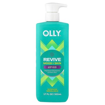 OLLY, Revive，富含維生素的沐浴露，清爽橙花油露，17 液量盎司（502 毫升）